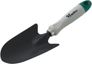 TRAPIANTATORE LARGO ACCIAIO VERNICIATO MANICO IN PLASTICA