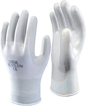 GUANTI NYLON PALMO IN NITRILE SHOWA 370 BIANCO