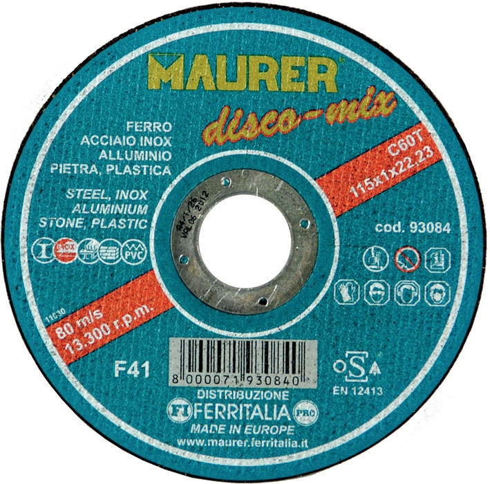 MOLA CENTRO PIANO MULTIAPPLICAZIONI 115X1MM