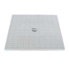 CHIUSINO IN POLIPROPILENE GRIGIO 20X20